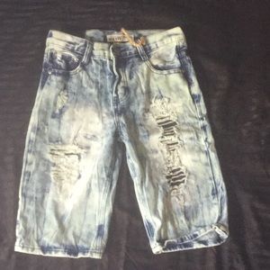 Denim boy shorts
